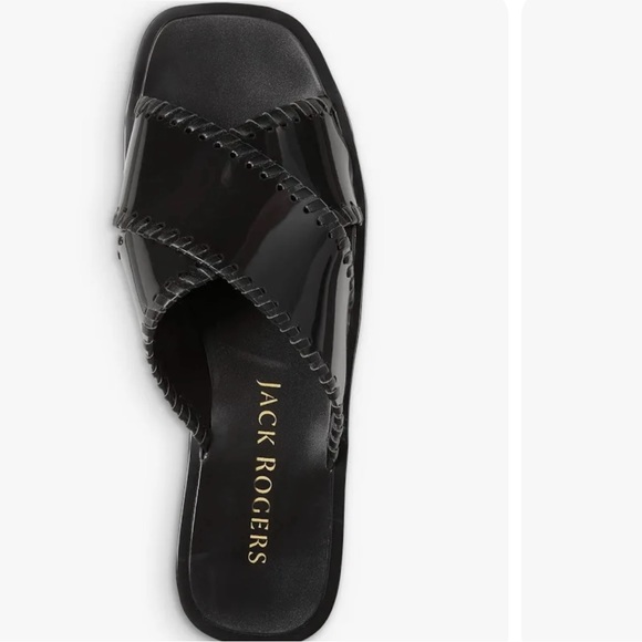 Jack Rogers Shoes - Jack Rogers Womens SLOAN X BAND Open Toe Slip On Slide Sandals SIZE 8